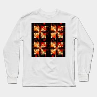 Squares with Swirls Long Sleeve T-Shirt